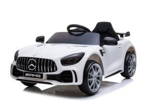 Kinderfahrzeug - Elektro Auto "Mercedes GT R" - lizenziert - 12V4,5AH, 2 Motoren- 2,4Ghz Fernsteuerung, MP3, Ledersitz+EVA-0