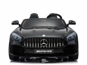 Kinderfahrzeug - Elektro Auto "Mercedes GT R Doppelsitzer" - lizenziert - 12V10AH, 2 Motoren- 2,4Ghz Fernsteuerung, MP3, Ledersitz+EVA-0