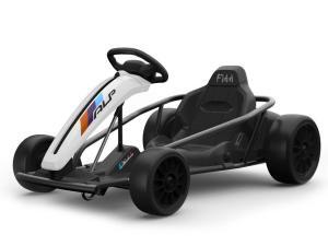 Kinder Elektroauto "e-Gokart" mit 24V und Driftfunktion + 2x 12V9AH Akku und 2 Motoren- weiss-0
