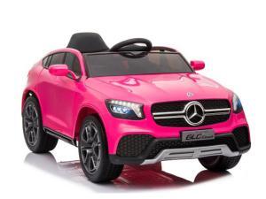 Kinderfahrzeug - Elektro Auto "Mercedes GLC" - lizenziert - 12V Akku,2 Motoren+ 2,4Ghz+Ledersitz+EVA-Pink-0