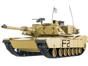 RC Panzer "M1A2 Abrams" 1:16 Heng Long -Rauch&Sound, Stahlgetriebe, Metallketten und Metallräder, 2,4Ghz V7.0 - PRO mit RRZ-0