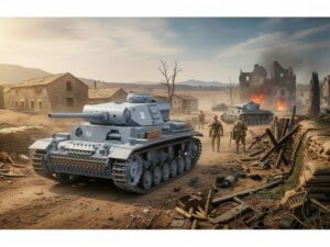 RC Panzer "Kampfwagen III" 1:16 Heng Long -Rauch&Sound - mit Stahlgetriebe und 2,4Ghz Fernsteuerung - V7.0 - Pro