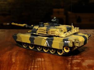RC Panzer "U.S. M1A2 Abrams" 1:24 mit Schuss und Sound "816" mit IR-Battle-0