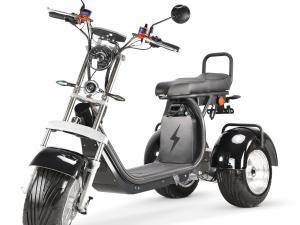 Coco Bike E-Scooter mit Straßenzulassung und drei Räder Trike CP7 - ca. 45km Reichweite, 2 Motoren | 60V | 2000W | 20AH Akku-0