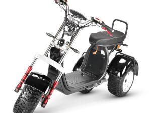 Coco Bike E-Scooter mit Straßenzulassung und drei Räder Trike CP7.1 Off-Road - ca. 45km Reichweite, 2 Motoren | 60V | 2000W | 20AH Akku-0