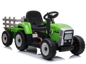 Kinderfahrzeug - Elektro Auto Traktor mit Anhänger - 12V7A Akku,2 Motoren-0