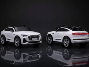 Kinderfahrzeug - Elektro Auto "Audi E-Tron Sportback" - lizenziert - 12V Akku - 2 Motoren- 2,4Ghz + MP3 + Leder