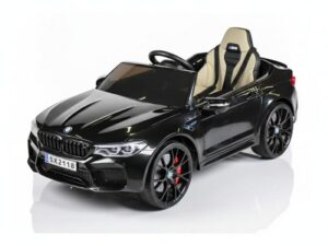 Elektro Kinderfahrzeug "BMW M5" - lizenziert - 12V7A Akku, 2 Motoren- 2,4Ghz Fernsteuerung, MP3, Ledersitz+EVA-Schwarz