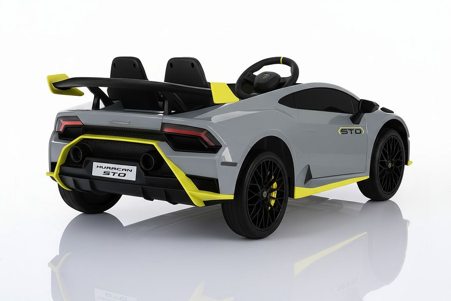 Elektro Kinderauto "Lamborghini Huracan STO Drift" - lizenziert - 24V Akku, 2 Motoren- 2,4Ghz Fernsteuerung, MP3, Ledersitz+EVA 9 Elektro Kinderauto "Lamborghini Huracan STO Drift" - lizenziert - 24V Akku, 2 Motoren- 2,4Ghz Fernsteuerung, MP3, Ledersitz+EVA – Bild 9