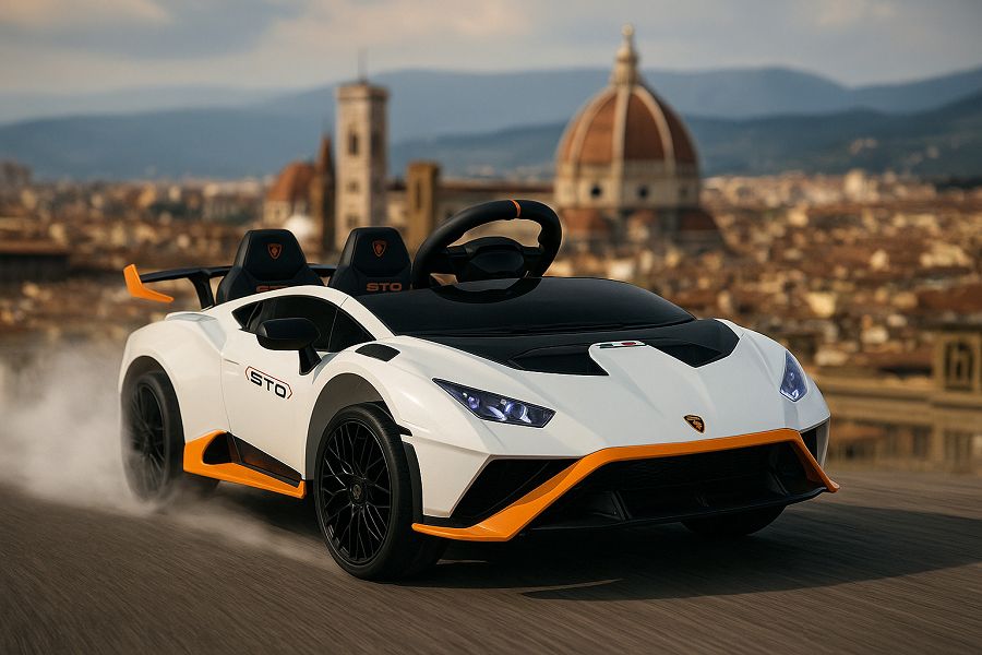 Elektro Kinderauto "Lamborghini Huracan STO Drift" - lizenziert - 24V Akku, 2 Motoren- 2,4Ghz Fernsteuerung, MP3, Ledersitz+EVA 8 Elektro Kinderauto "Lamborghini Huracan STO Drift" - lizenziert - 24V Akku, 2 Motoren- 2,4Ghz Fernsteuerung, MP3, Ledersitz+EVA – Bild 8