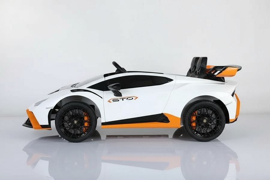 Elektro Kinderauto "Lamborghini Huracan STO Drift" - lizenziert - 24V Akku, 2 Motoren- 2,4Ghz Fernsteuerung, MP3, Ledersitz+EVA 6 Elektro Kinderauto "Lamborghini Huracan STO Drift" - lizenziert - 24V Akku, 2 Motoren- 2,4Ghz Fernsteuerung, MP3, Ledersitz+EVA – Bild 6