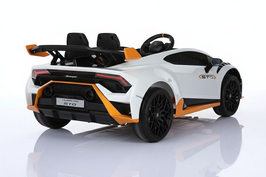 Elektro Kinderauto "Lamborghini Huracan STO Drift" - lizenziert - 24V Akku, 2 Motoren- 2,4Ghz Fernsteuerung, MP3, Ledersitz+EVA 10 Elektro Kinderauto "Lamborghini Huracan STO Drift" - lizenziert - 24V Akku, 2 Motoren- 2,4Ghz Fernsteuerung, MP3, Ledersitz+EVA – Bild 10