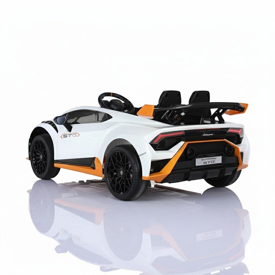 Elektro Kinderauto "Lamborghini Huracan STO Drift" - lizenziert - 24V Akku, 2 Motoren- 2,4Ghz Fernsteuerung, MP3, Ledersitz+EVA 14 Elektro Kinderauto "Lamborghini Huracan STO Drift" - lizenziert - 24V Akku, 2 Motoren- 2,4Ghz Fernsteuerung, MP3, Ledersitz+EVA – Bild 14