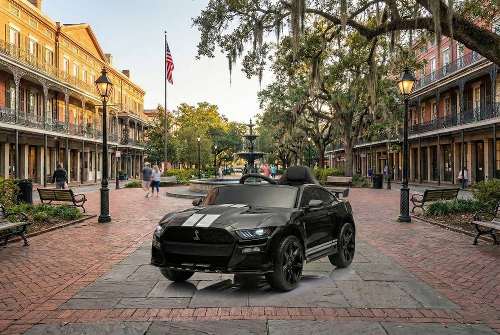 Elektro Kinderauto Lizenziert - Mustang GT500 Shelby Cobra mit Ledersitz und EVA Reifen 15 Elektro Kinderauto Lizenziert - Mustang GT500 Shelby Cobra mit Ledersitz und EVA Reifen – Bild 15