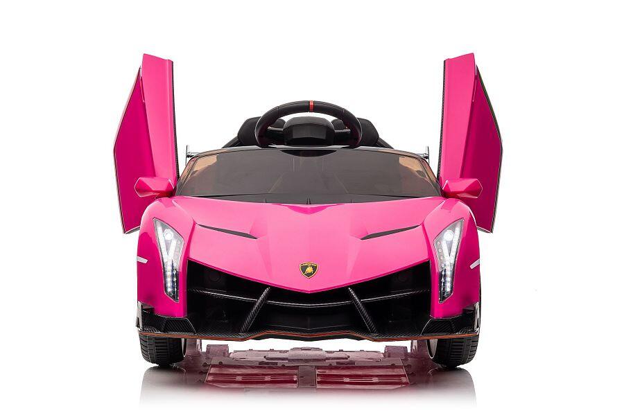 Kinderfahrzeug - Elektro Auto "Lamborghini Veneno 615B" - lizenziert - 12V7AH, 4 Motoren- 2,4Ghz Fernsteuerung, MP3, Ledersitz+EVA