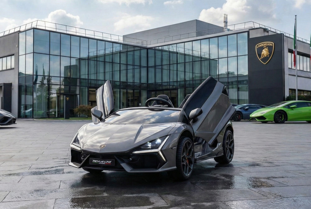 Lamborghini Revuelto – lizenziertes Elektroauto mit 24V-Antrieb, 2-Sitzer - 2.4G+EVA+Ledersitz 1 Lamborghini Revuelto – lizenziertes Elektroauto mit 24V-Antrieb, 2-Sitzer - 2.4G+EVA+Ledersitz