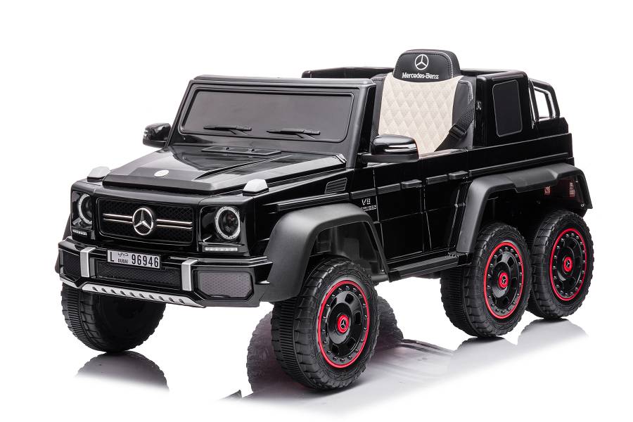 Kinderfahrzeug - Elektro Auto "Mercedes G63 AMG 6x6" - lizenziert - 12V7AH Akku + 2,4Ghz+Ledersitz+EVA-Schwarz 11 Kinderfahrzeug - Elektro Auto "Mercedes G63 AMG 6x6" - lizenziert - 12V7AH Akku + 2,4Ghz+Ledersitz+EVA-Schwarz – Bild 11
