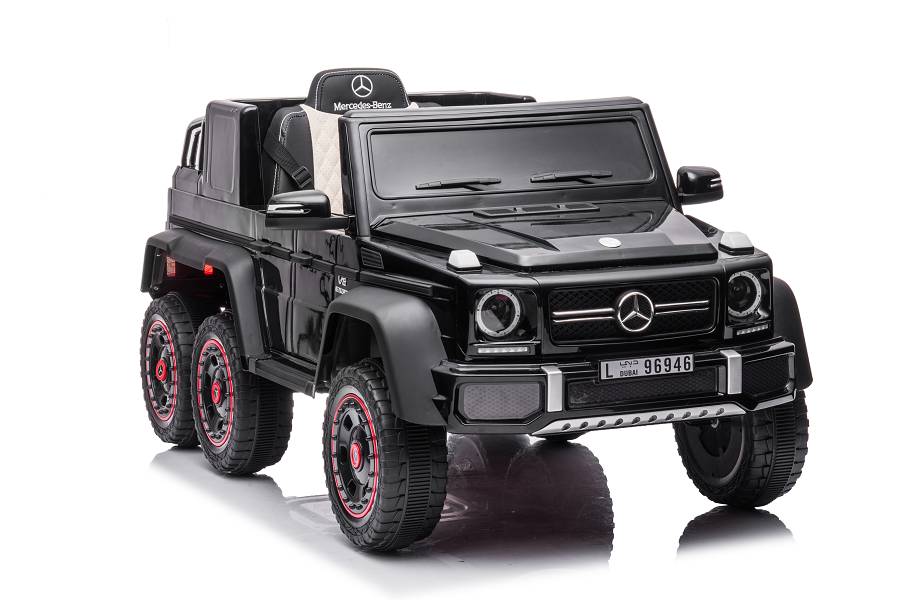 Kinderfahrzeug - Elektro Auto "Mercedes G63 AMG 6x6" - lizenziert - 12V7AH Akku + 2,4Ghz+Ledersitz+EVA-Schwarz 3 Kinderfahrzeug - Elektro Auto "Mercedes G63 AMG 6x6" - lizenziert - 12V7AH Akku + 2,4Ghz+Ledersitz+EVA-Schwarz – Bild 3