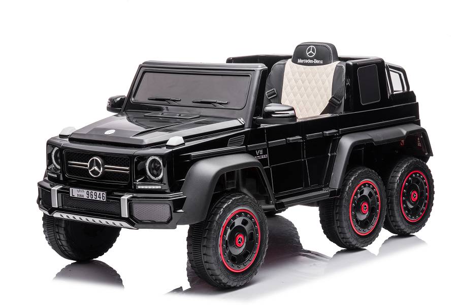 Kinderfahrzeug - Elektro Auto "Mercedes G63 AMG 6x6" - lizenziert - 12V7AH Akku + 2,4Ghz+Ledersitz+EVA-Schwarz 7 Kinderfahrzeug - Elektro Auto "Mercedes G63 AMG 6x6" - lizenziert - 12V7AH Akku + 2,4Ghz+Ledersitz+EVA-Schwarz – Bild 7