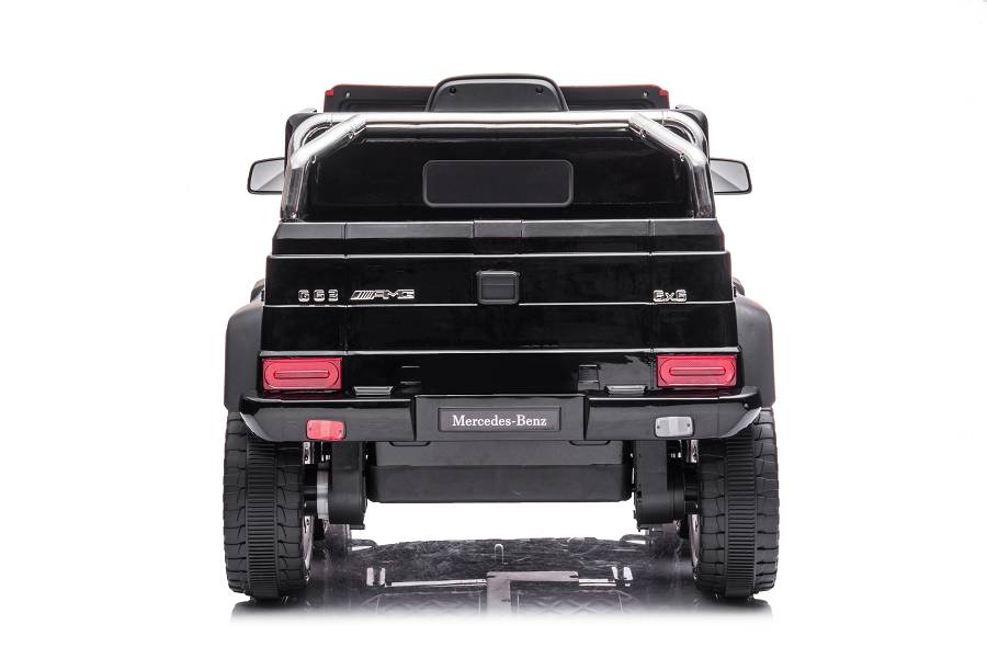 Kinderfahrzeug - Elektro Auto "Mercedes G63 AMG 6x6" - lizenziert - 12V7AH Akku + 2,4Ghz+Ledersitz+EVA-Schwarz 9 Kinderfahrzeug - Elektro Auto "Mercedes G63 AMG 6x6" - lizenziert - 12V7AH Akku + 2,4Ghz+Ledersitz+EVA-Schwarz – Bild 9