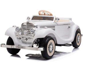 Elektro Kinderfahrzeug - Kinderauto "Mercedes 540K" Oldtimer - lizenziert - 12V7AH, Allrad- 2,4Ghz Fernsteuerung, MP3, Ledersitz+EVA