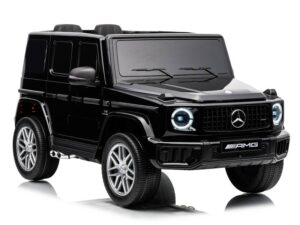Kinderfahrzeug – Elektro Auto – Mercedes AMG G63 - 24V 2x200W, 2,4Ghz, Bluetooth+MP3+Ledersitz+EVA